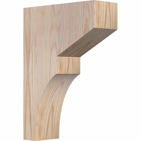 Ekena Millwork Monterey Smooth Corbel, Douglas Fir, 3 1/2"W x 10"D x 14"H COR04X10X14MON00SDF